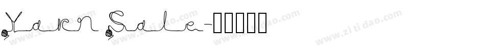 Yarn Sale字体转换